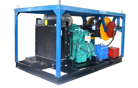 big water flow high pressure drain jet cleaner