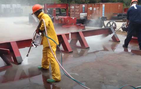high pressure water jet pipe cleaner