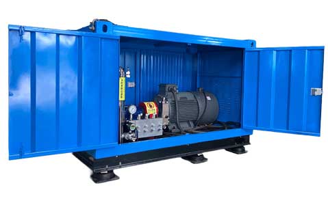 Big water flow high pressure water jet cleaning system hydro jet blaster