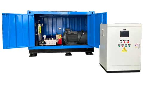240bar 220LPM Auto high pressure water jet cleaning system hydro jetting machine
