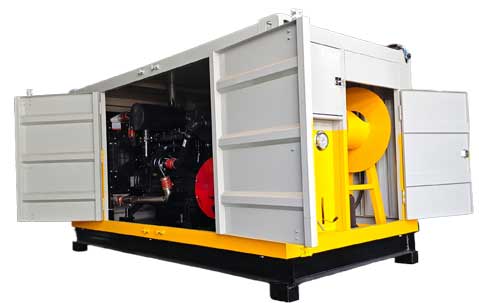High-Pressure Water Jetting Machine for Cleaning Municipal Sewer and Stormwater Pipelines