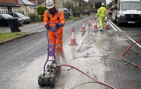 high pressure heat exchanger cleaner machine water jet blaster