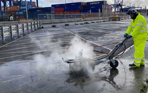 high pressure industrial pipe cleaner